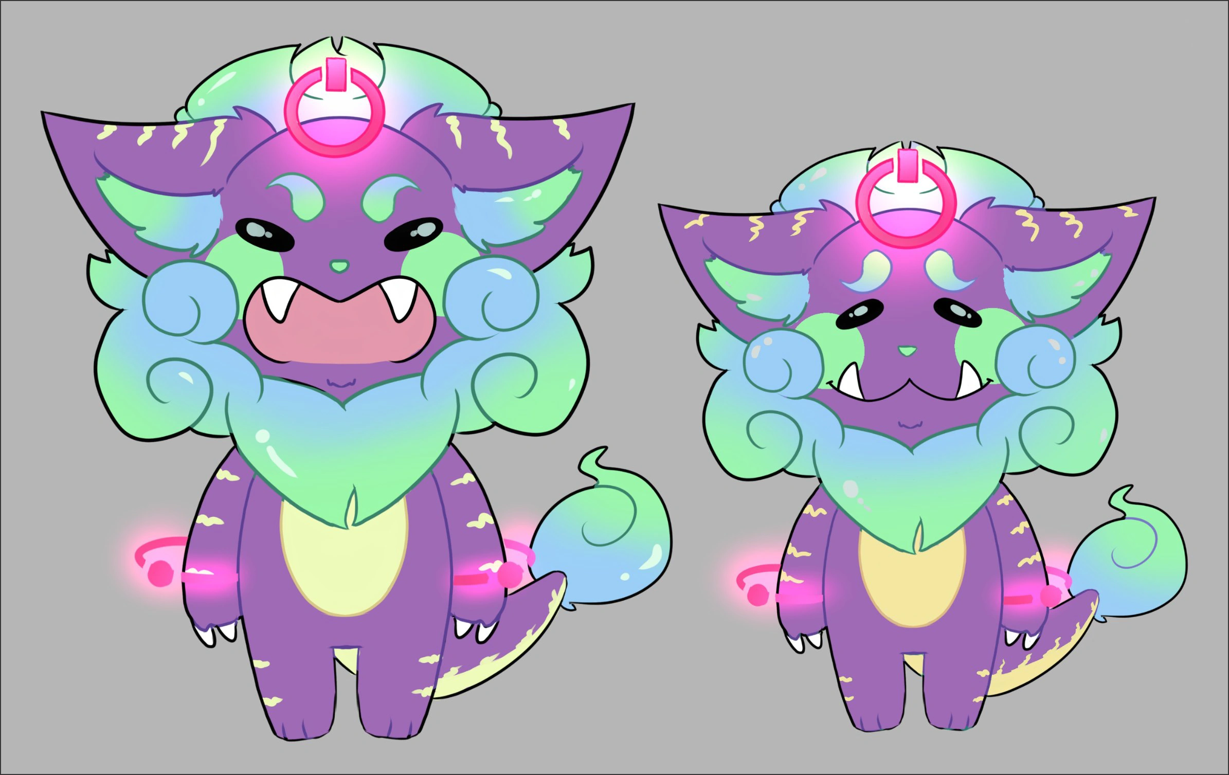 Giga & Byte Mascot Reference