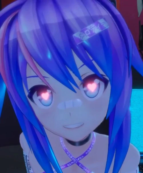 Melody's heart eyes