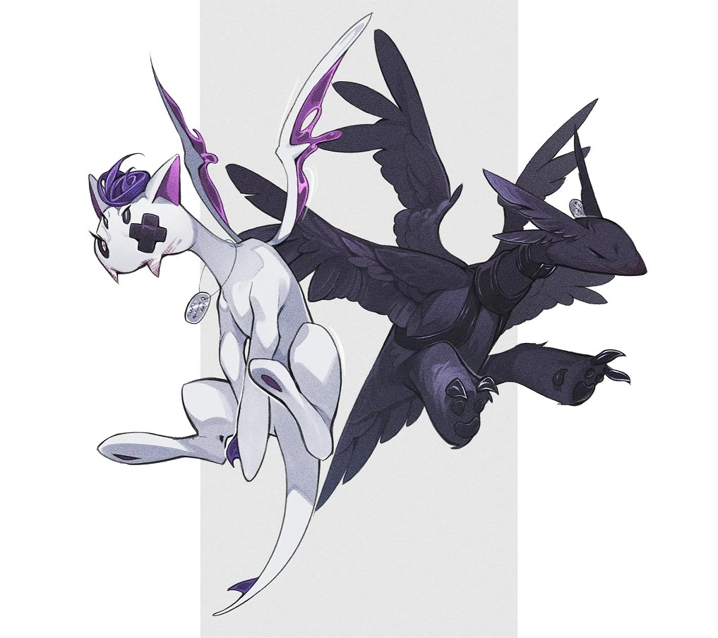 Pikl and Ember by Kamamesigogo Maru