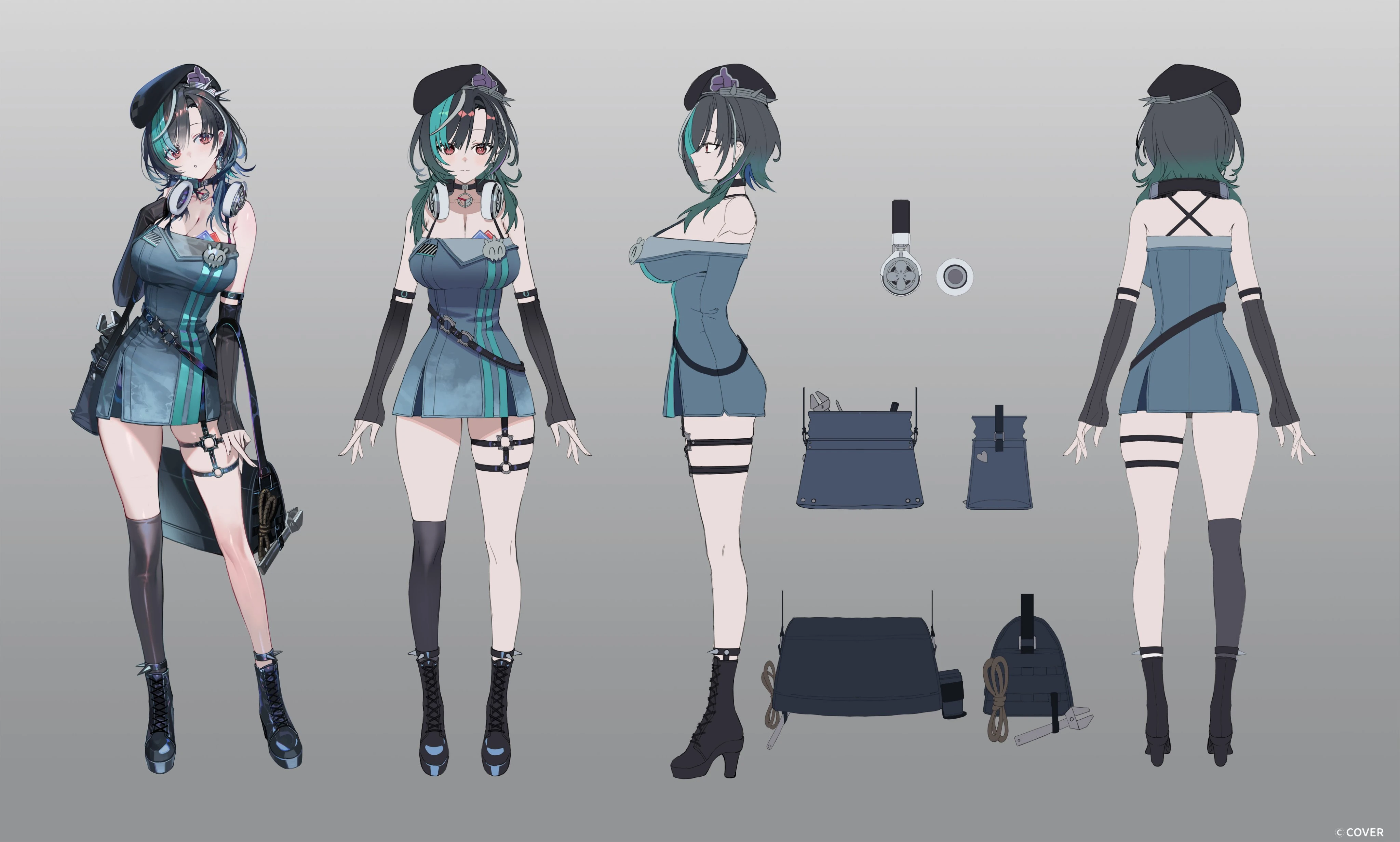 holonatsu Paradise Costume Reference Sheet