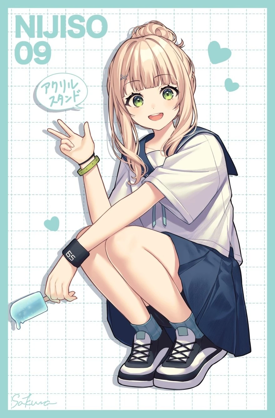 NijiSousaku09 Acrylic Stand Illustration by Sakura