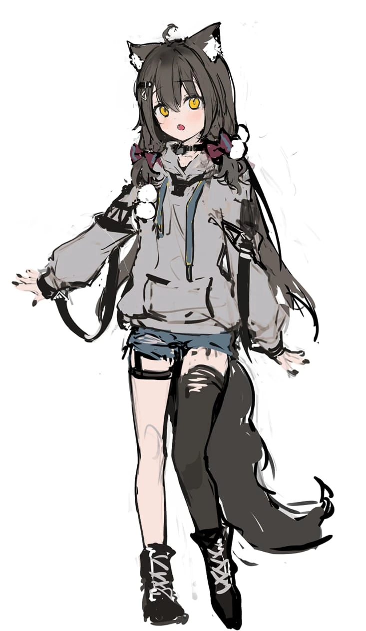 Lunaris Urufi's first draft outfit<br>by Bosack