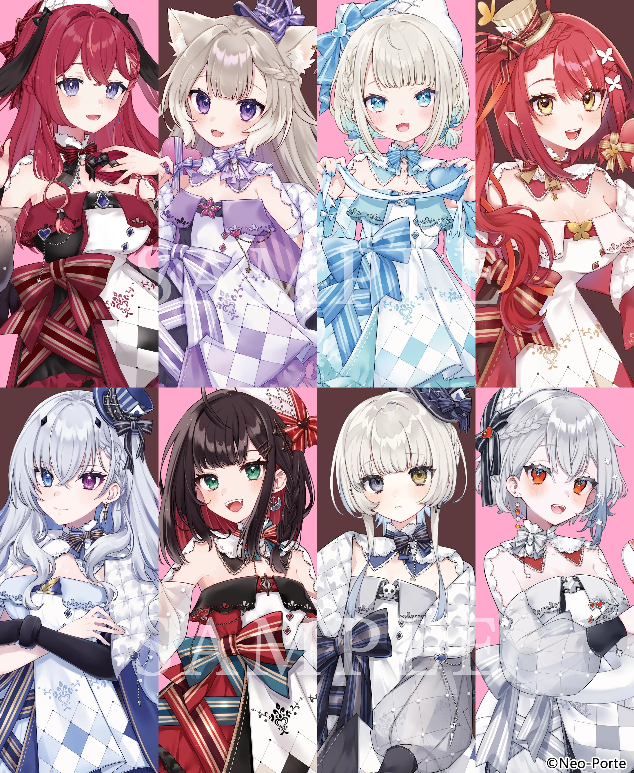 Neo-Porte 2024 Valentines Goods Illustration by [https://x.com/kuno_on/status/1757724775512994132 kunoo]