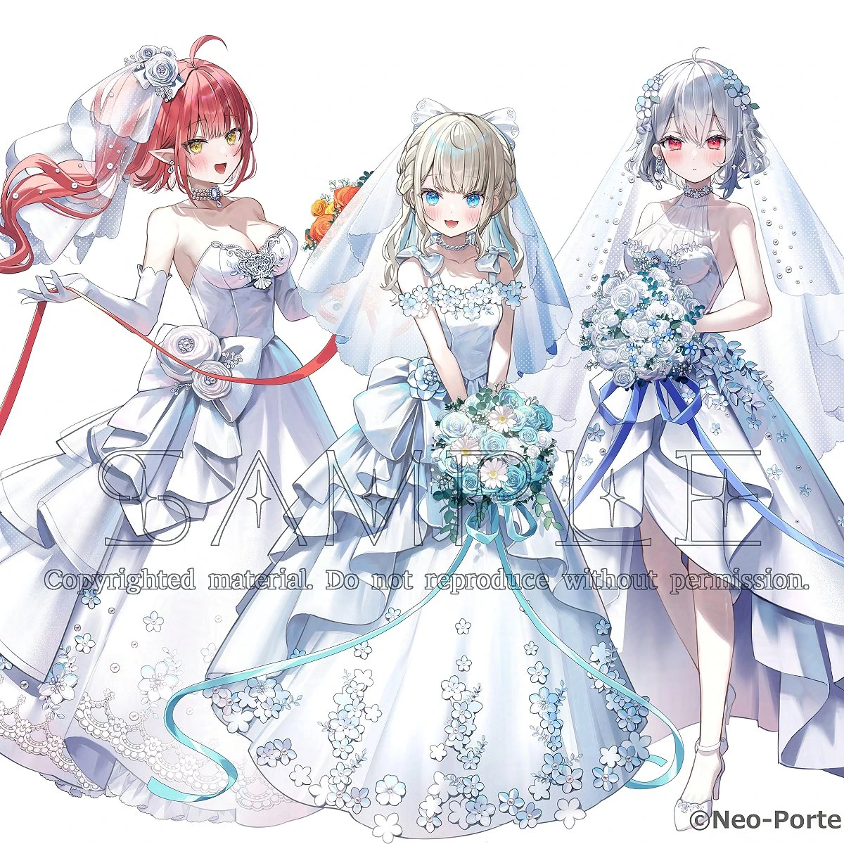 Neo-Porte June Bride 2025 Illustration by [https://x.com/samo_cha/status/1935641136309407812 samo*cha]