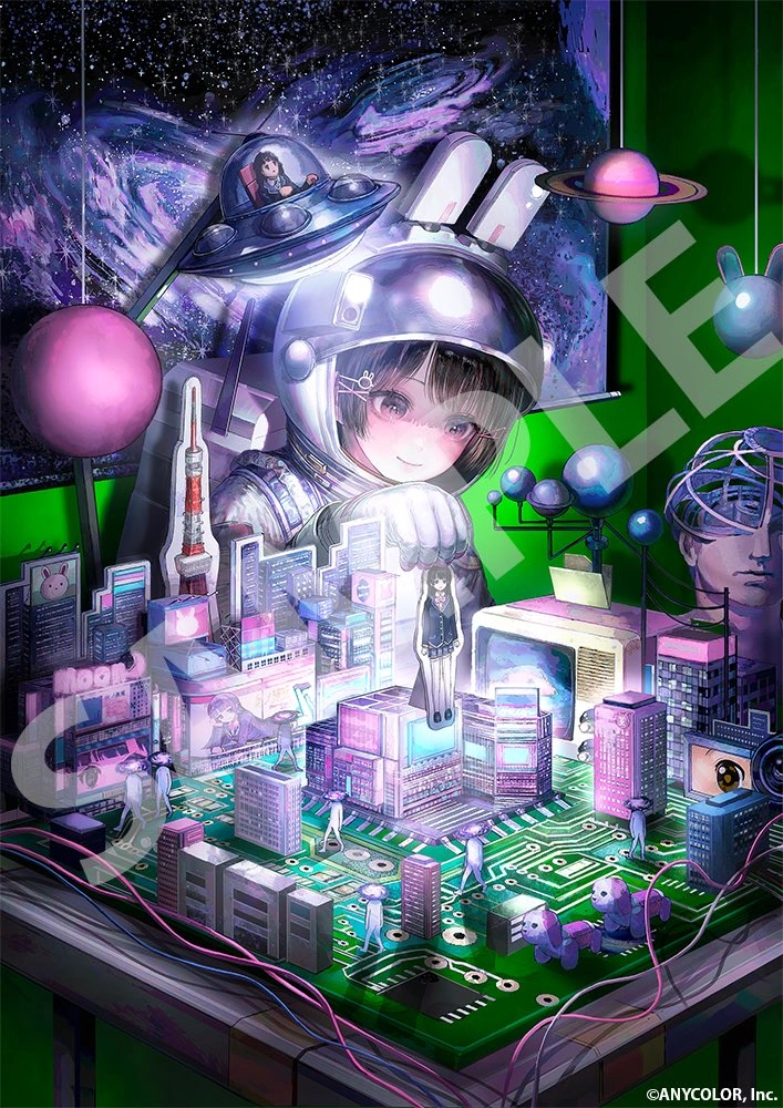 "310PHz" Mini Album Illustration by Ikuta
