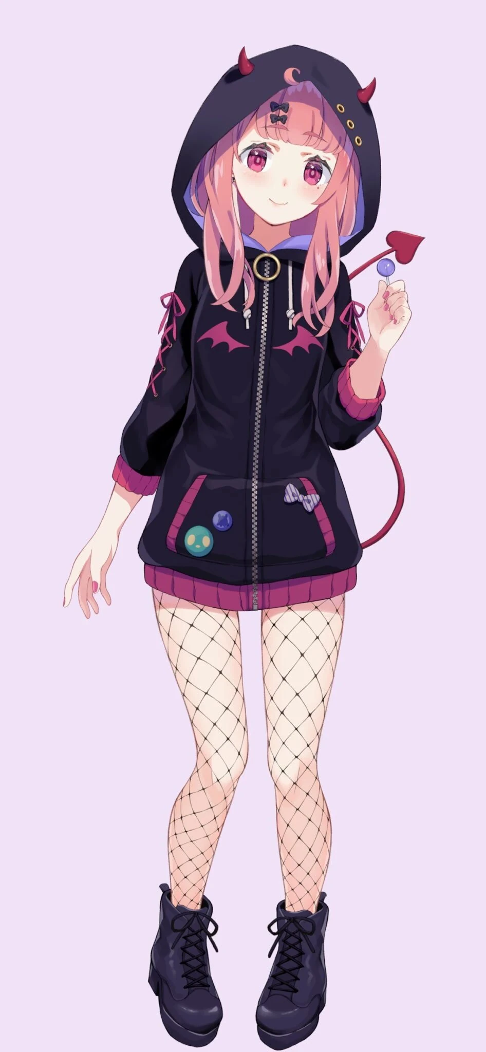 Devil Hoodie Outfit by Sakura