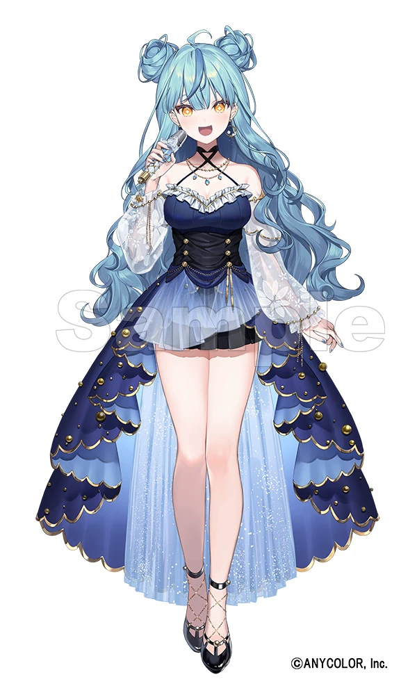 Idol Dress Without Cape and Ribbons and With Mic
