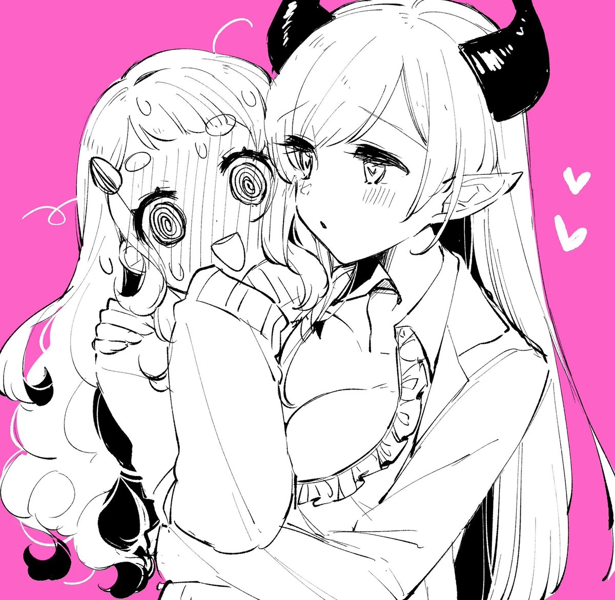 Yuzuki Choco and Machita Chima<br>by Kurihara Sakura