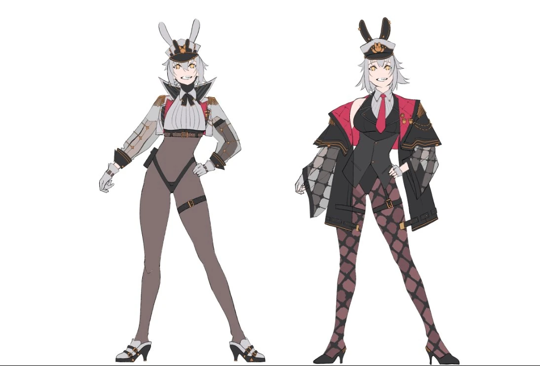 Zentreya Bunny.commander Concepts (Scrapped) by KuroiEnpitsu