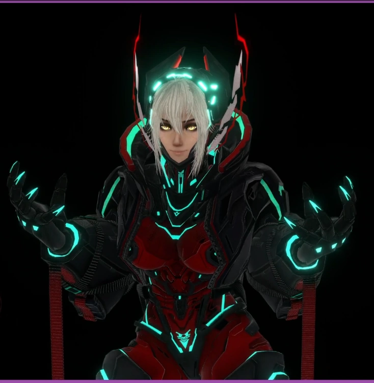 Zentreya RTX Model (Waist up, No helmet)