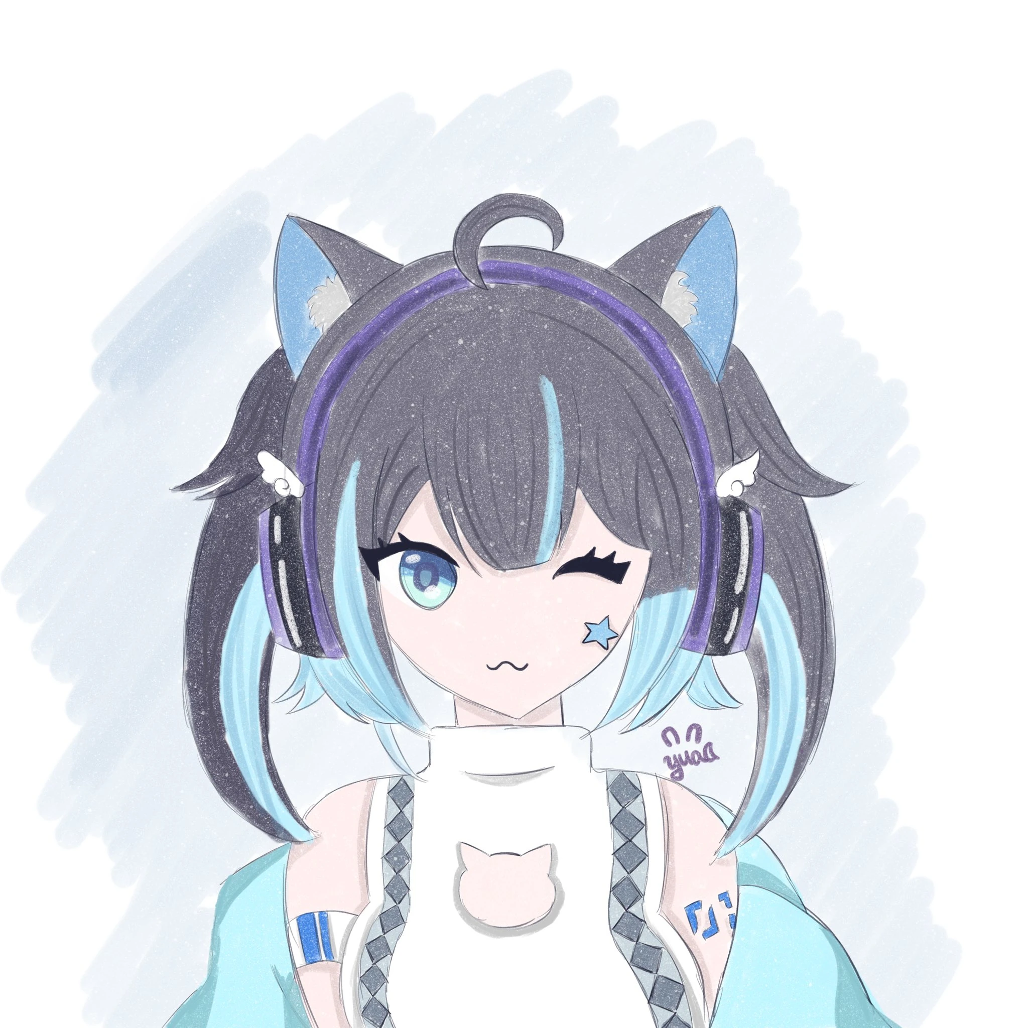 Cyan by @yualunaofficial