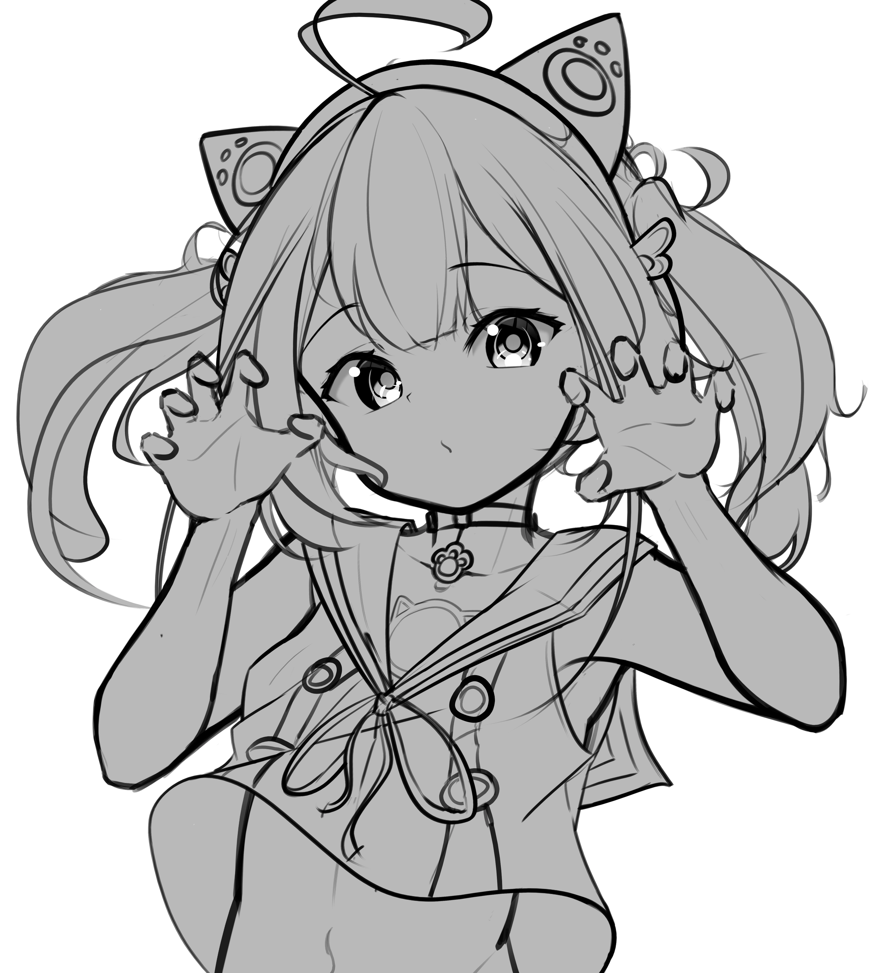 Cyan sketch by Ravioli