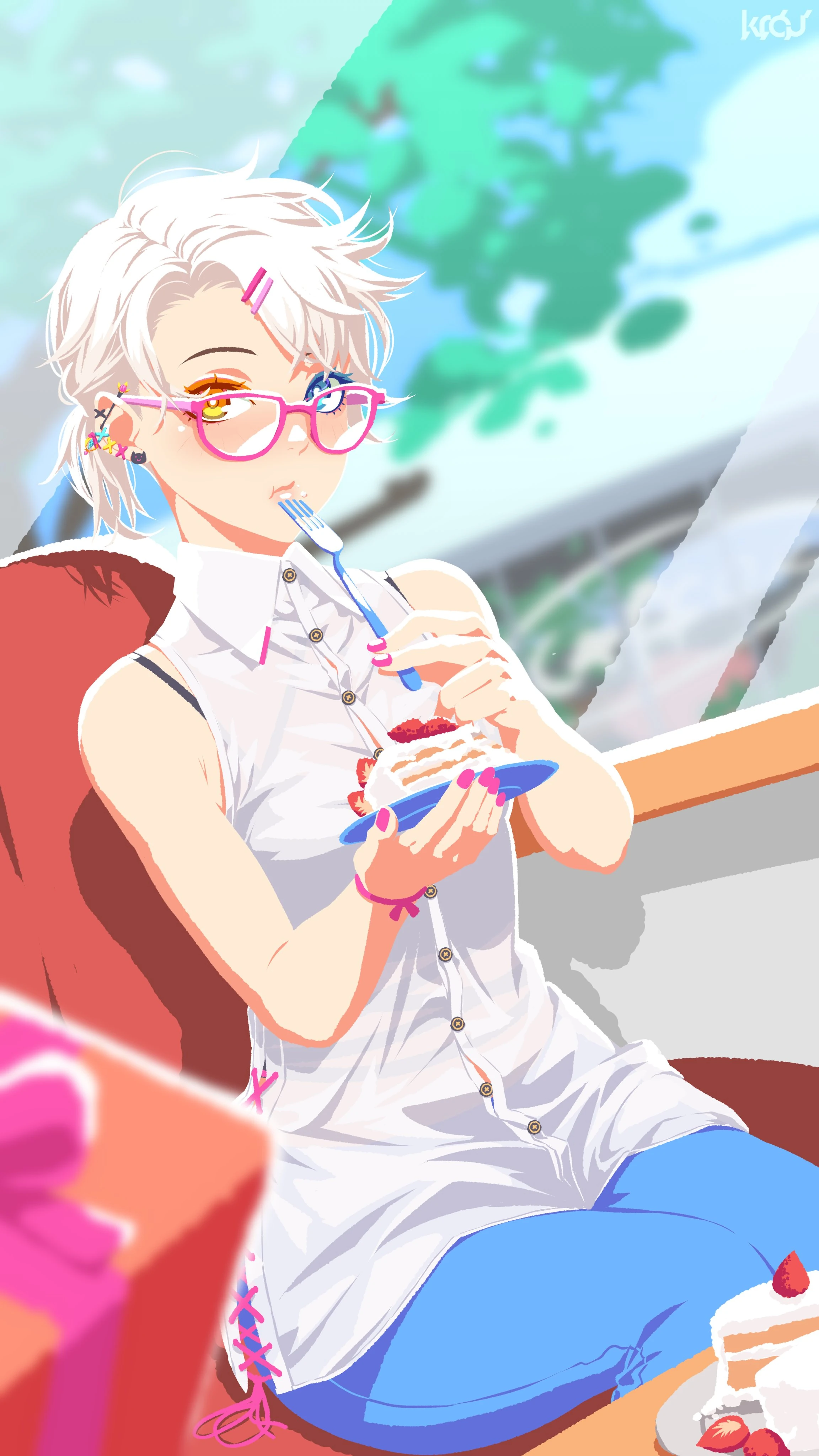 2022 Birthday Illustration by Krau