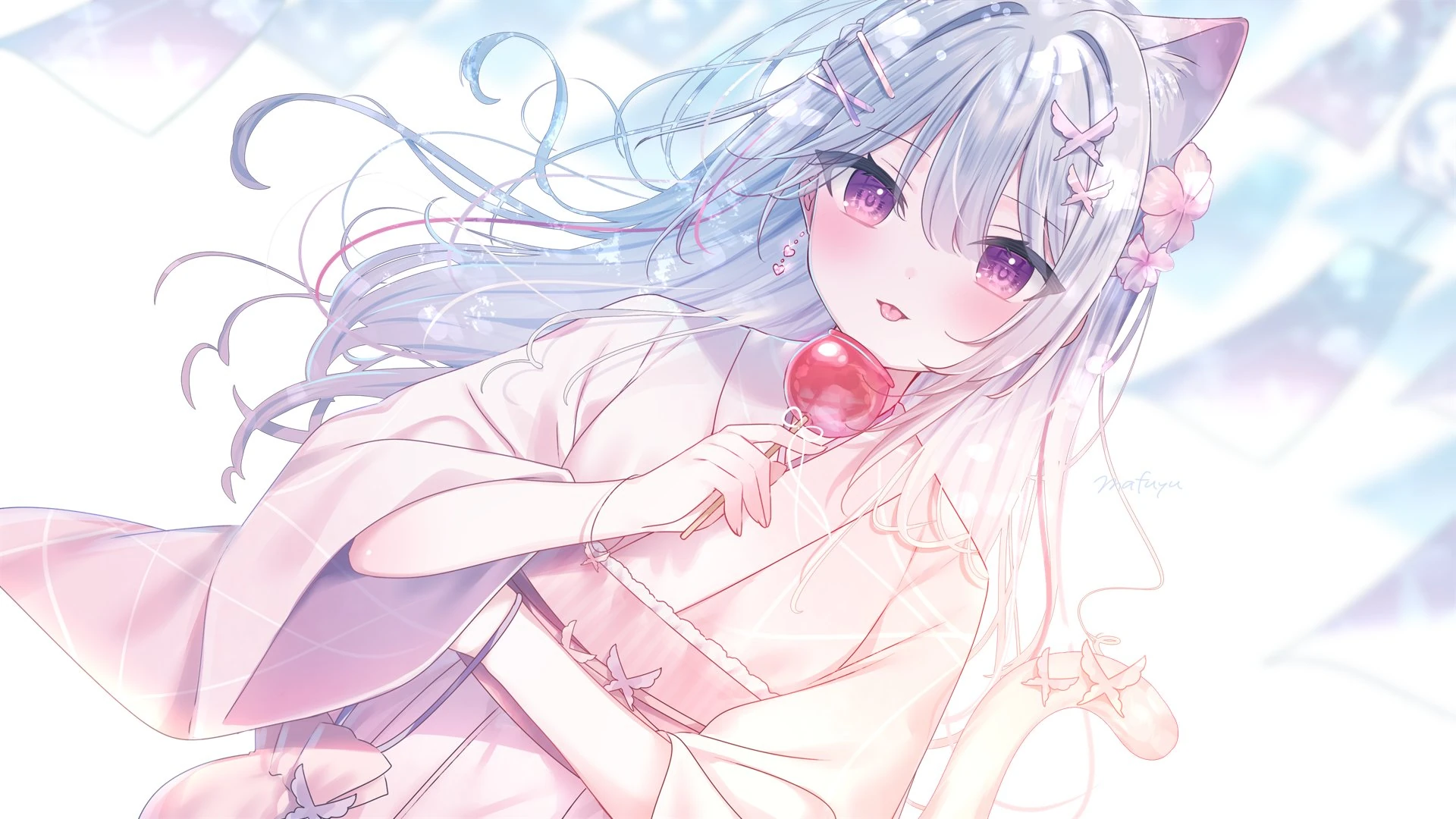 Nekomiya Eto Summer Festival Illustration
