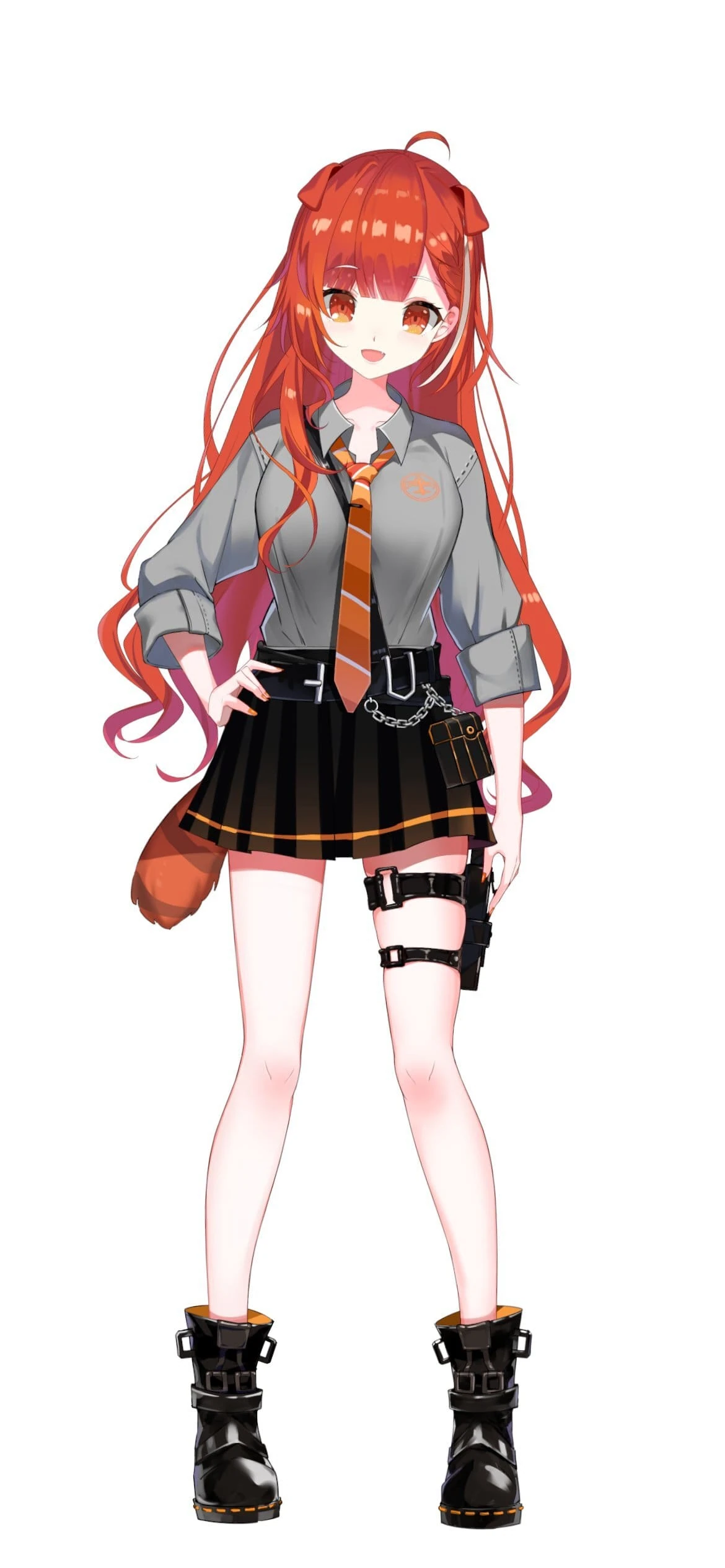 FPS Outfit With Long Hairstyle and Without Jacket