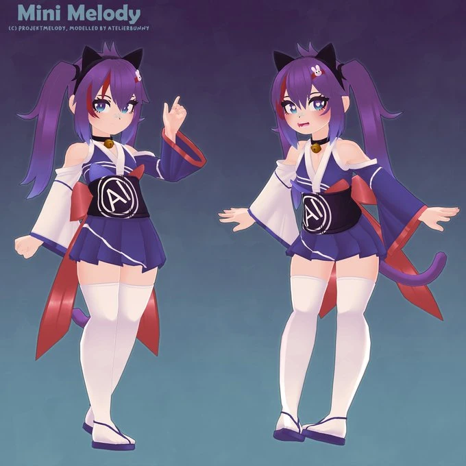 3D Mini Mel ref by atelierbunny