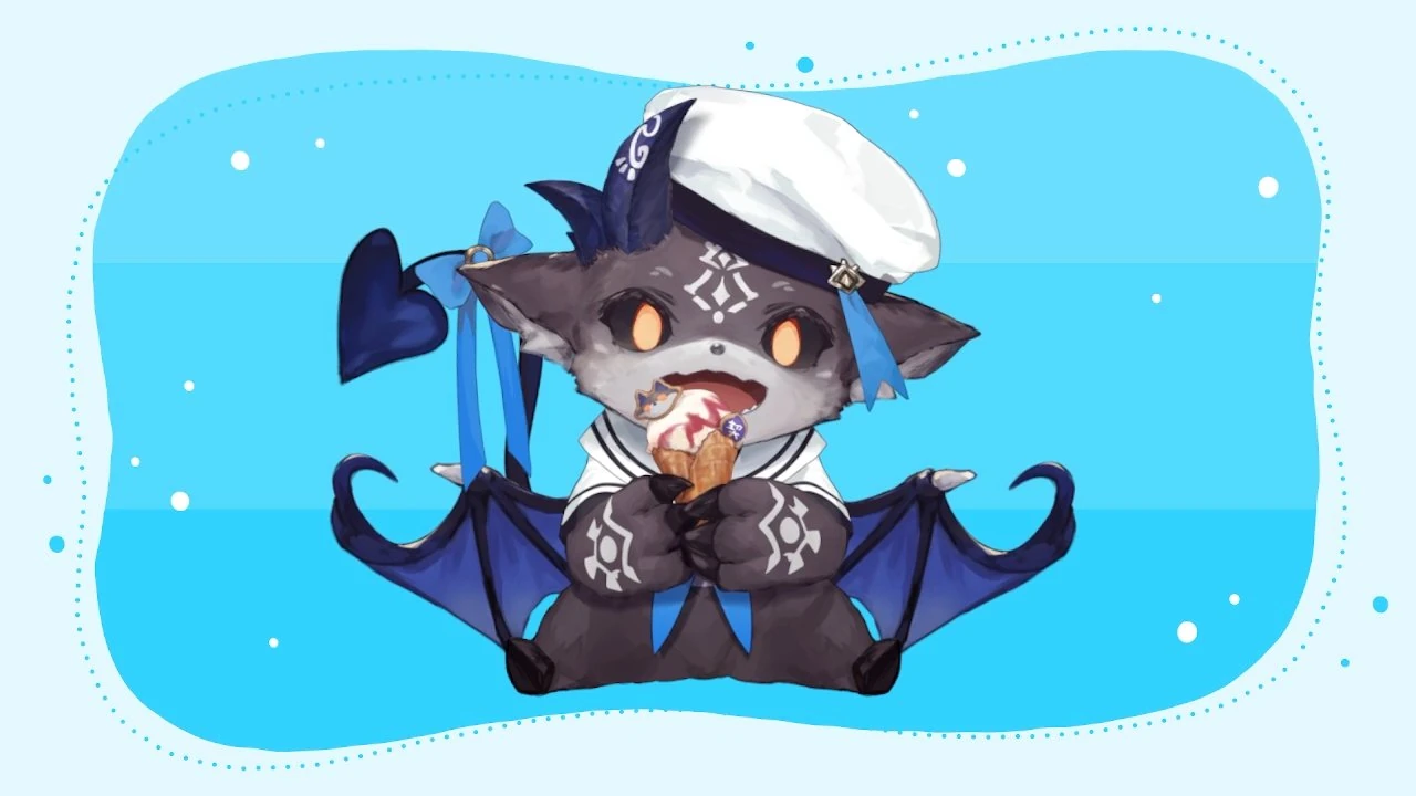 Summer Outfit With Ice Cream Accessory