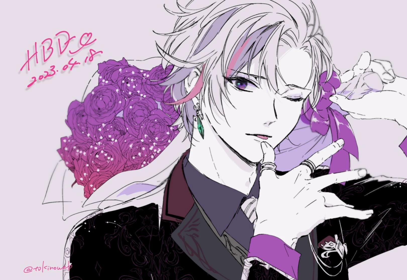2023 Birthday Illustration<br>by Tokino Mitsuru