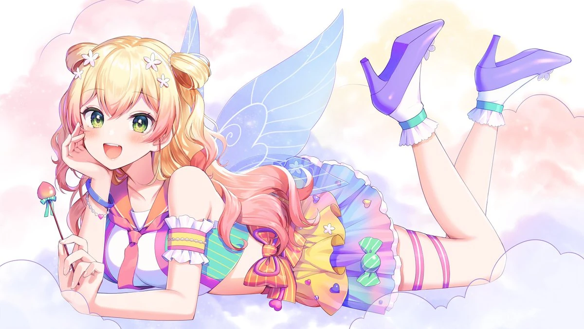 Watashi, Idol Sengen Illustration<br>by Momoshiki