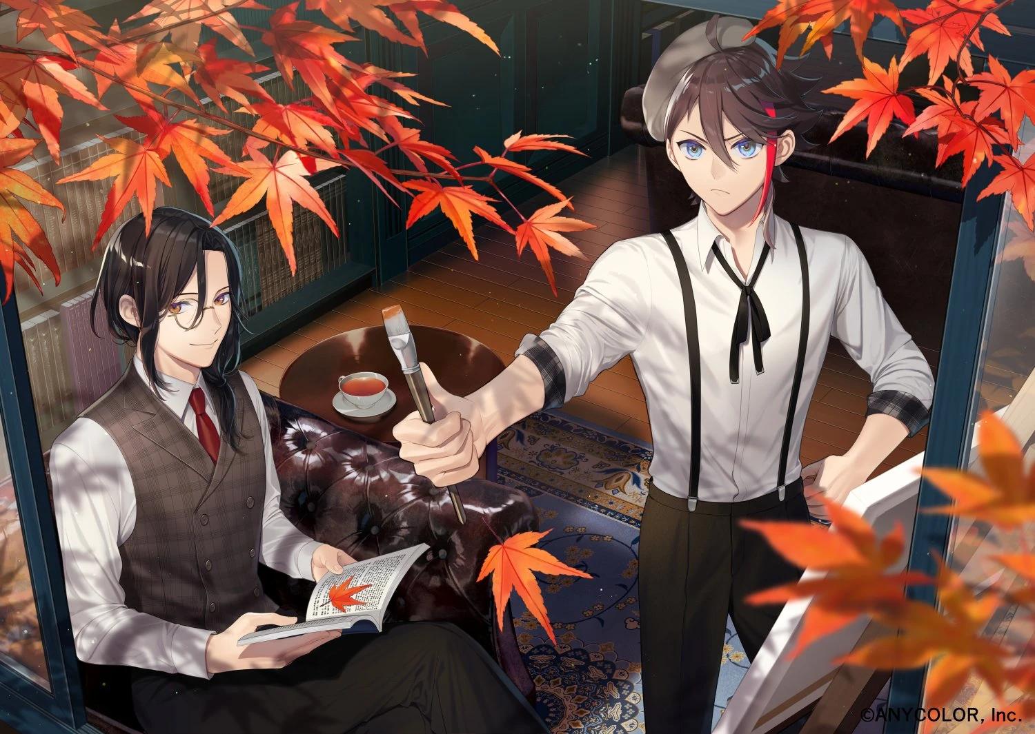 NIJISANJI Autumn Leaves Voice 2021 Illustration<br>by Shima