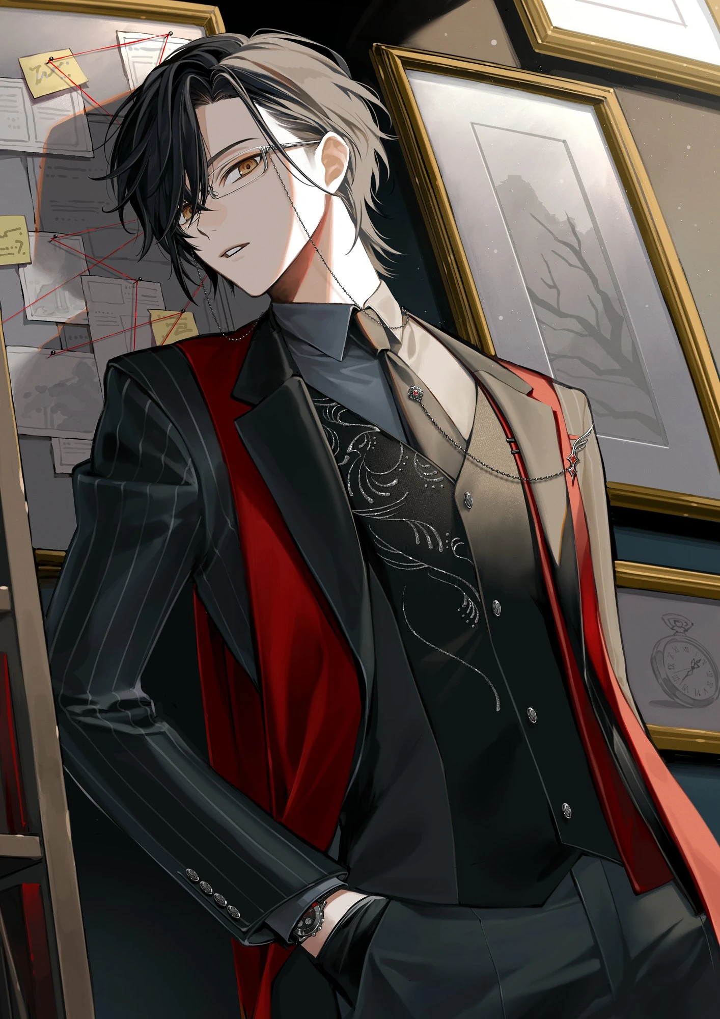 Suit Illustration by Umino