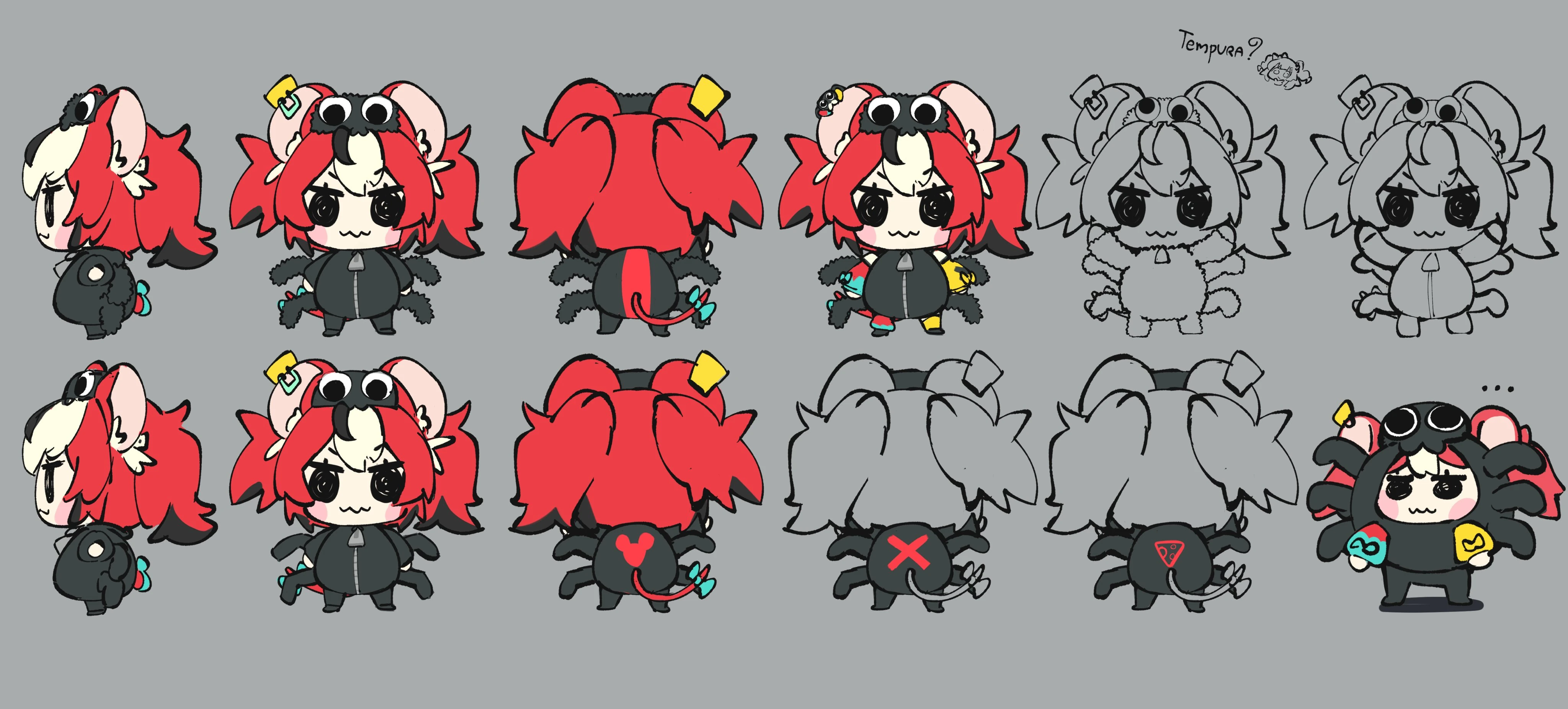 Beeg Smol Halloween Costume Concept Illustration by Zania