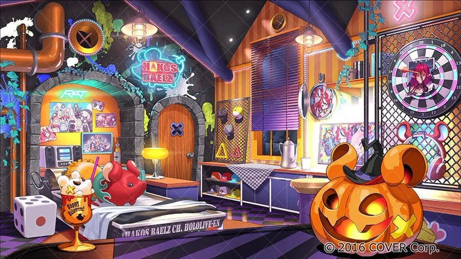 Halloween Room Background<br>by Hikosan
