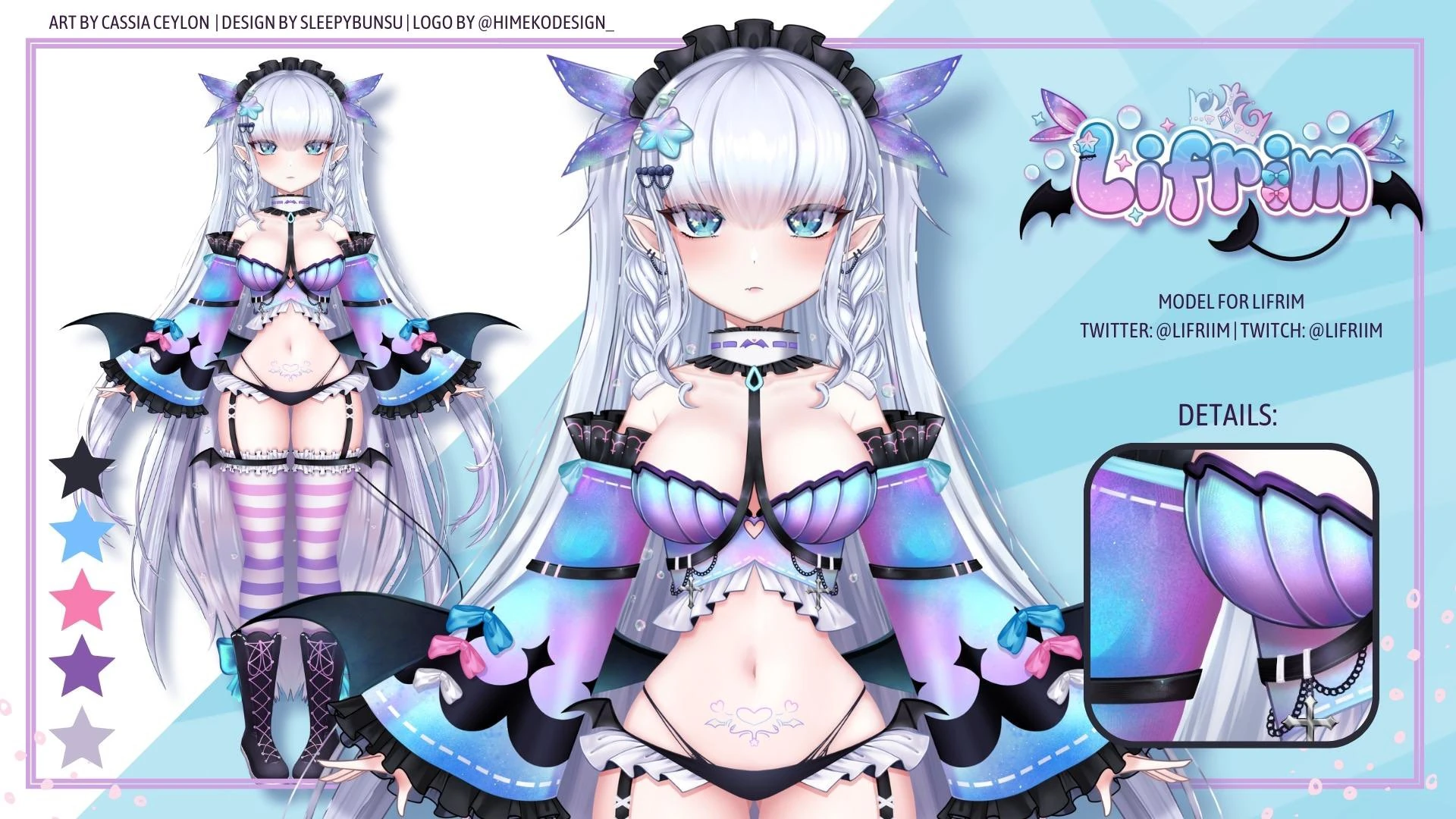 1.0 Model Default Outfit Reference Sheet