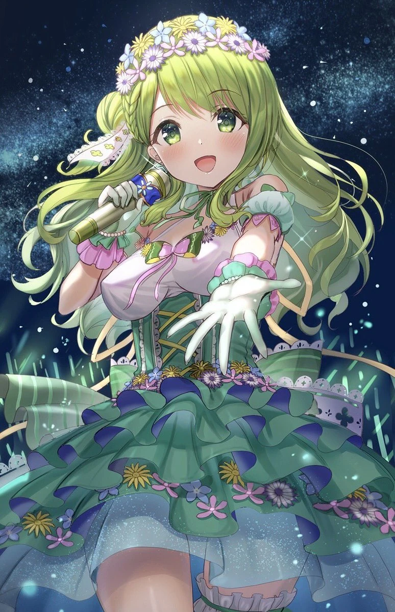 petit fleurs Lisianthus Concert Illustration<br>by Akabane