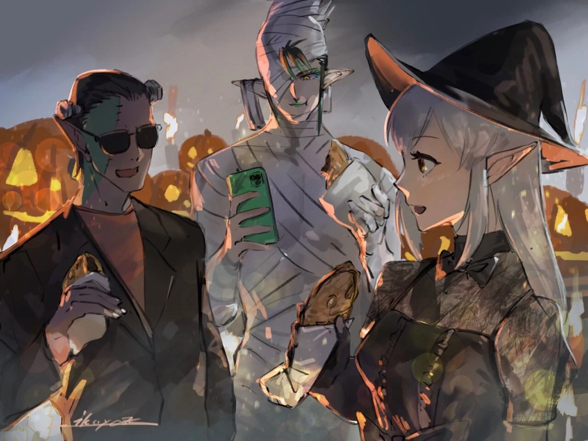 NIJISANJI Elf Gathering by ikuyoan