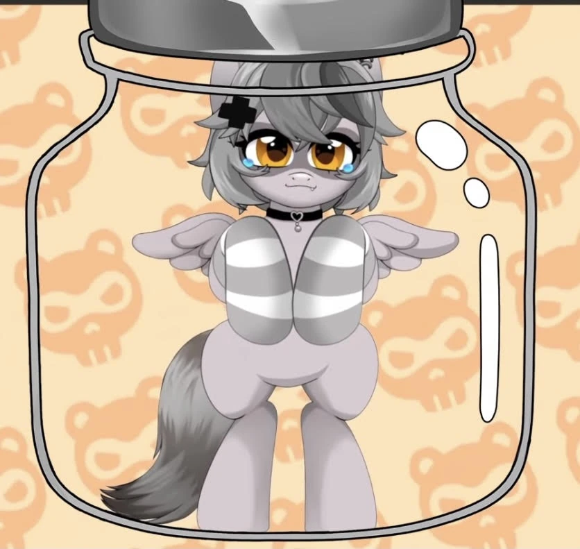 Snuffy Pegasus in the jar