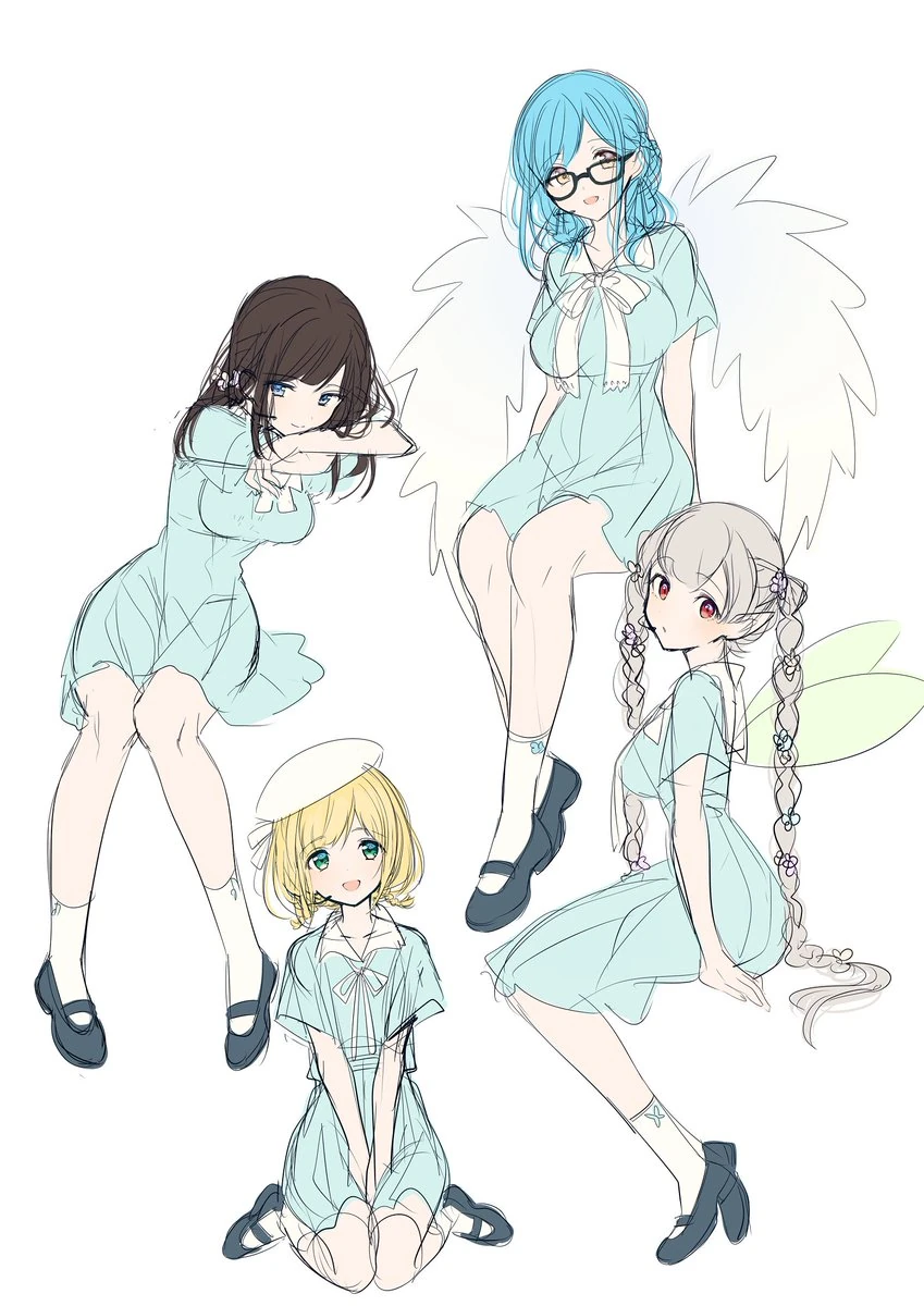 Wing Collaboration, Suzuka Utako, and Elu<br>by Ninahachi