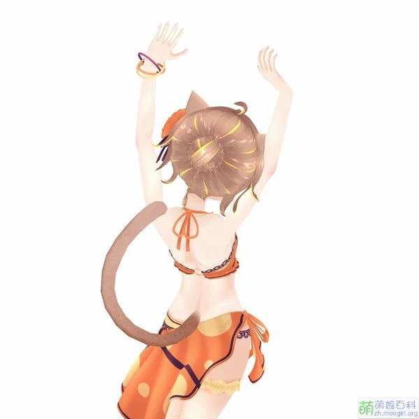 Annin Miru Yahoo 3D Model Swimsuit Back <br> (by Nekoashi)