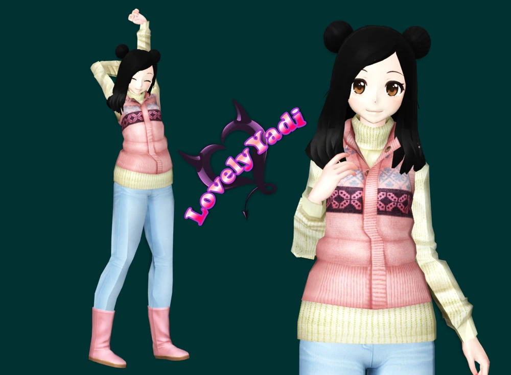 Model "Lovely Yadi"