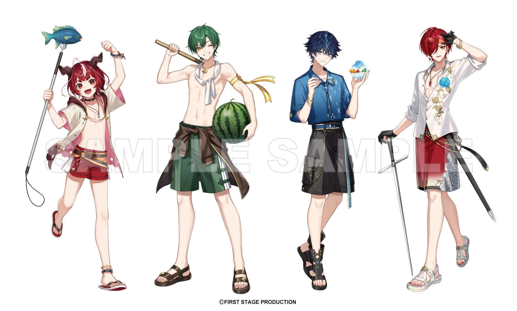 FIRST STAGE PRODUCTION Comiket 104 Goods Illustration<br>by Amaichi Esora
