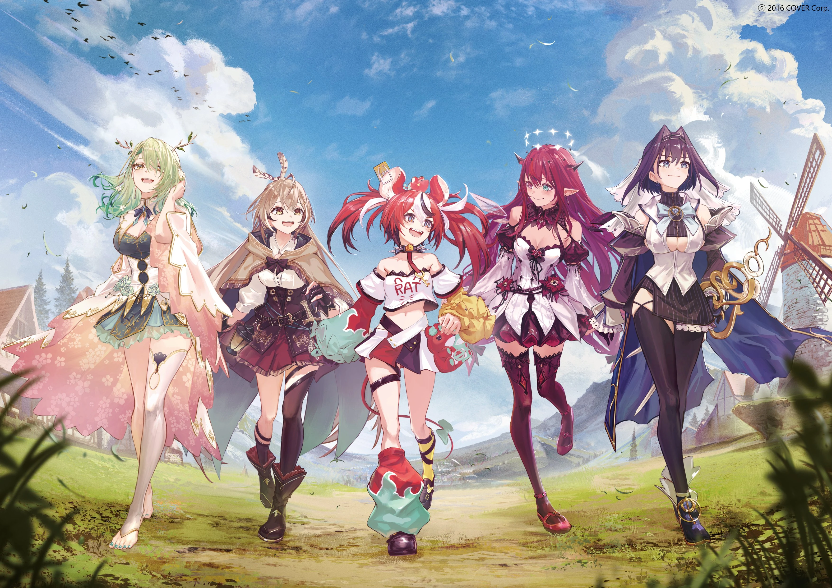 hololive Promise Key Visual Art by Hyde