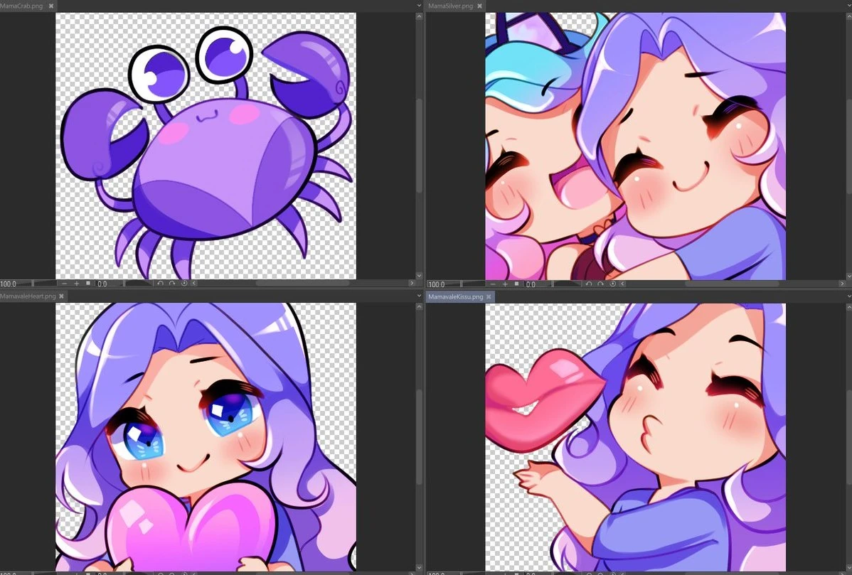 Mamavale Emotes 2 by LilythArts