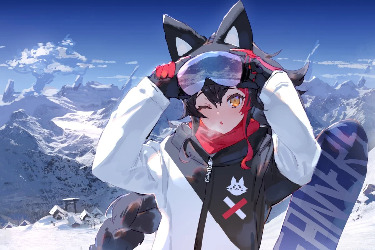 Ookami Mio Snowboarder<br>by Izumi Sai