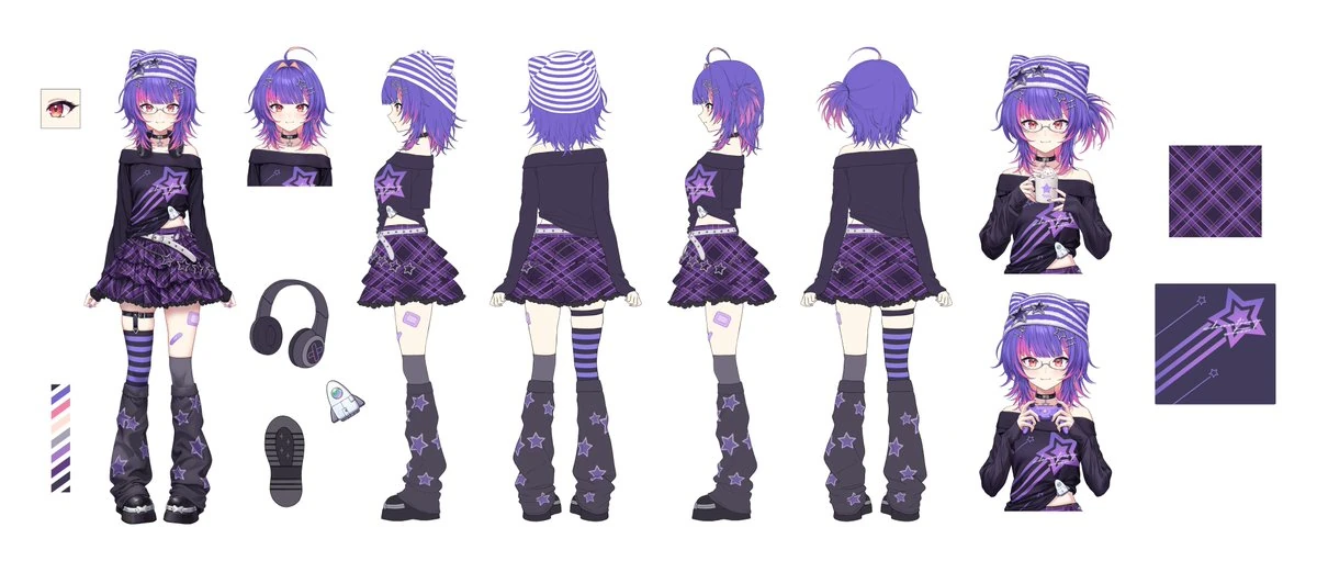 2nd Costume Reference Sheet