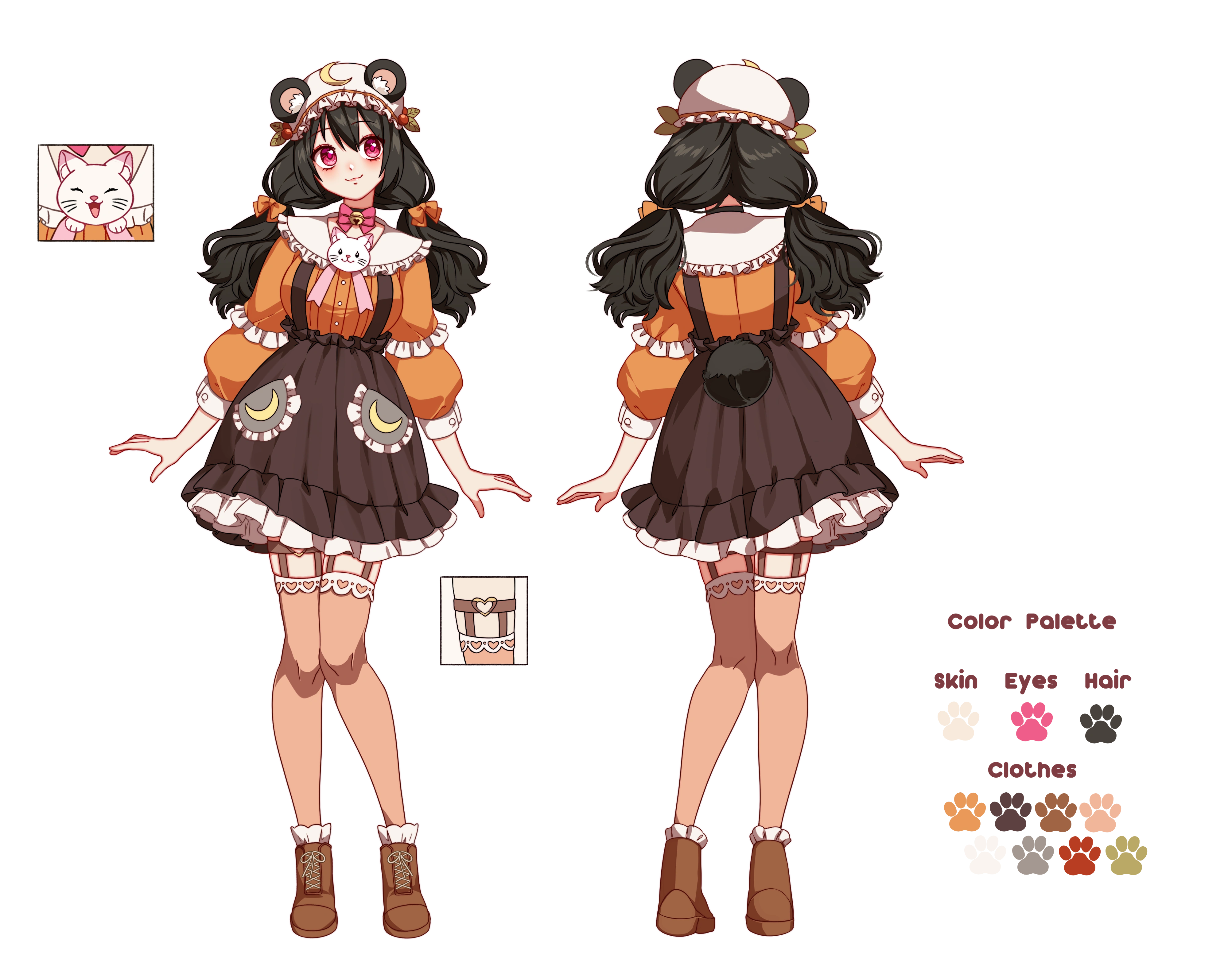 Reference for her 2D model