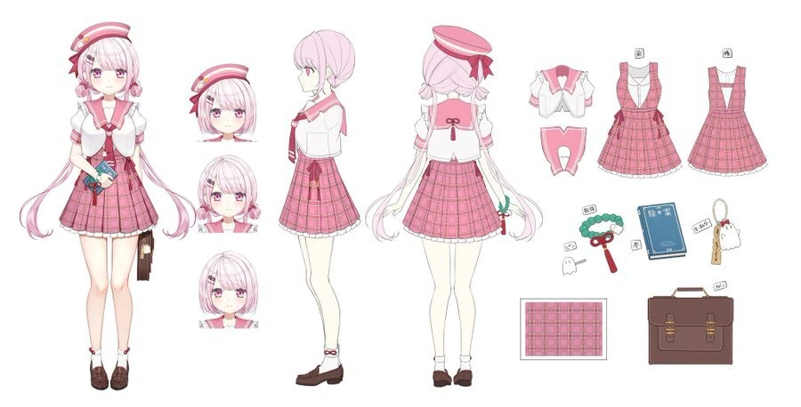 Summer Uniform Reference Sheet by Usa Mochi