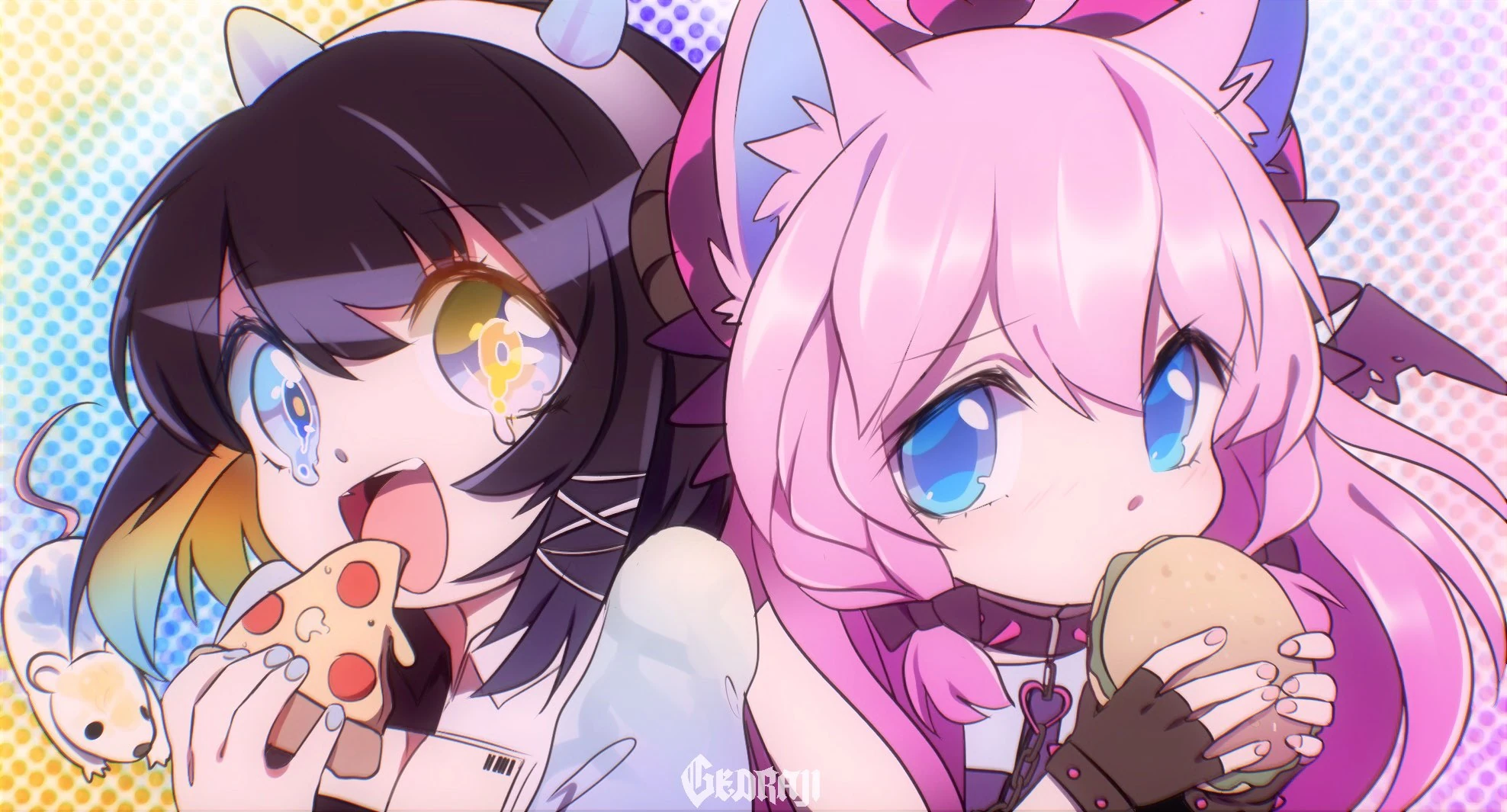 [[Shine]] and Snuffy<br>(by [https://twitter.com/gedraji Gedraji])