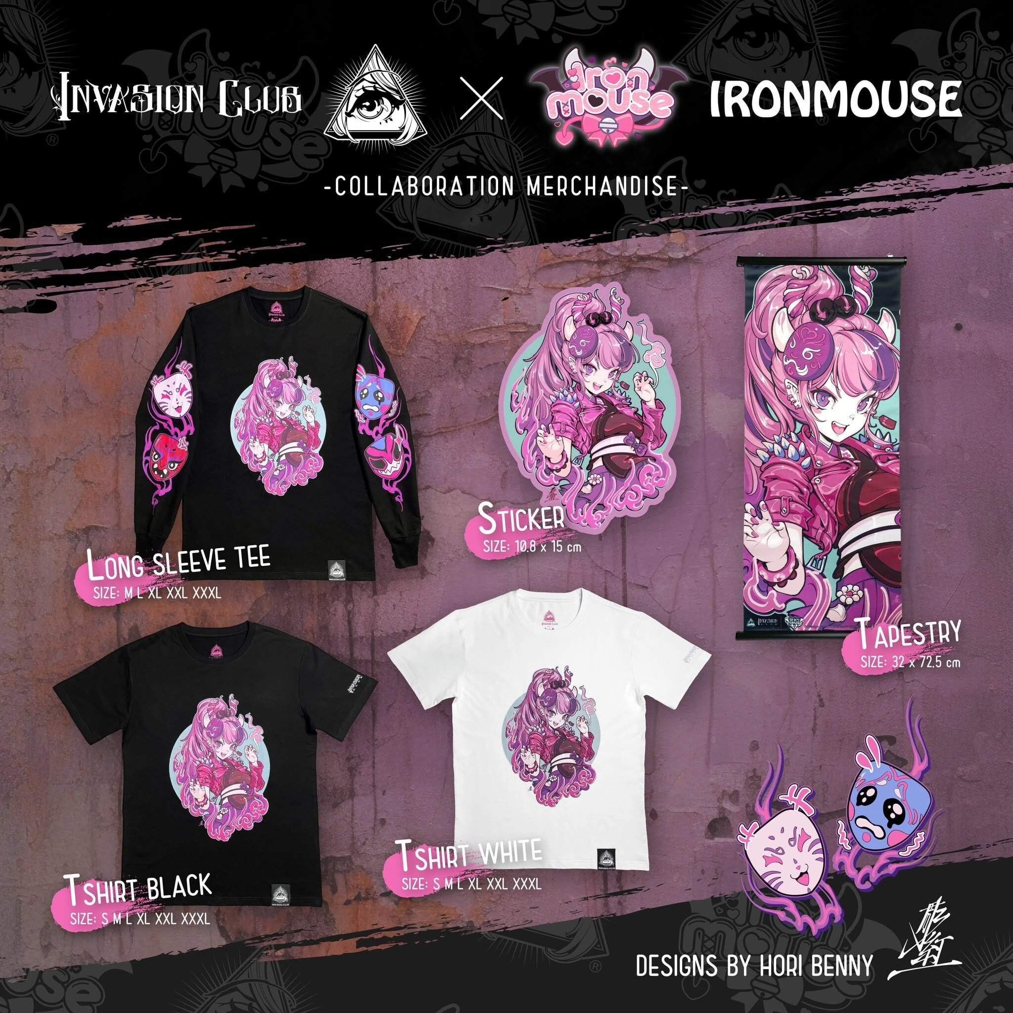 INVASION CLUB × IRONMOUSE Collaboration