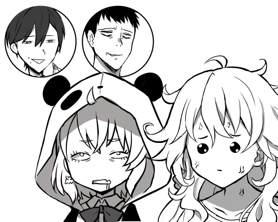 Rebagacha, Yumeoi Kakeru, and Otogibara Era<br>by Mata Nonki