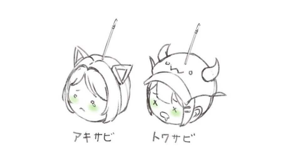 Aki and Aki as Towa<br>by Kakage