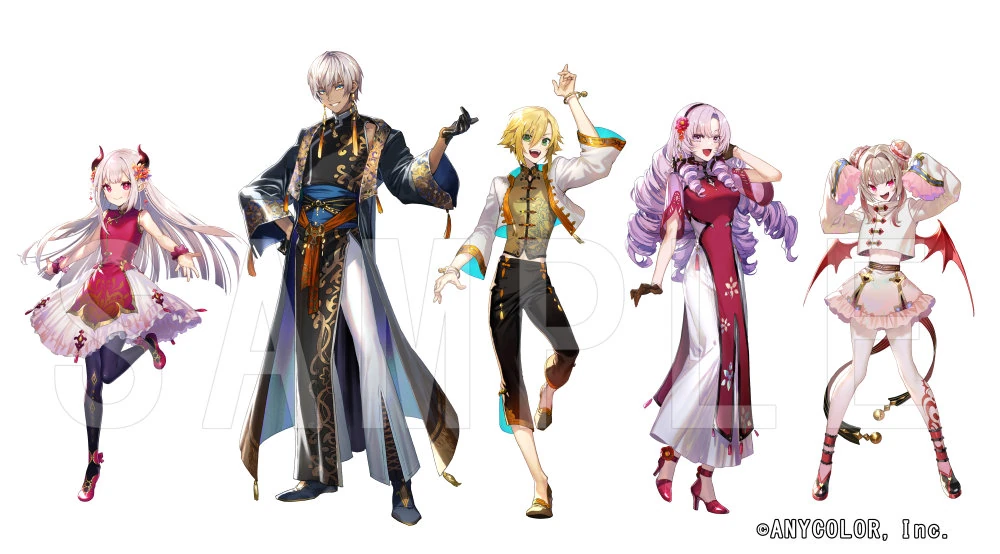 NIJISANJI Chinese Style Goods Illustration<br>by Amano Hana