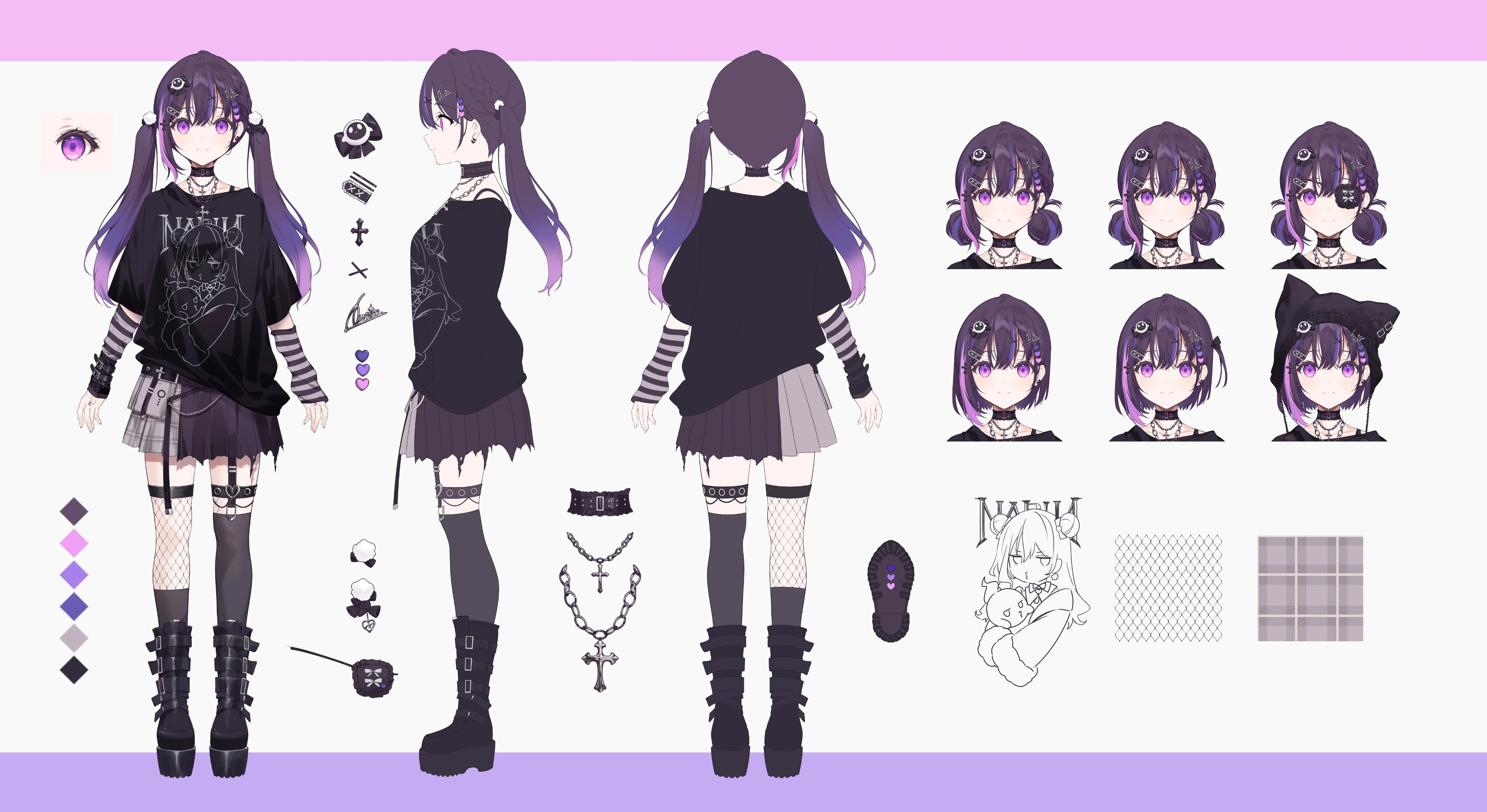 2nd Costume Reference Sheet