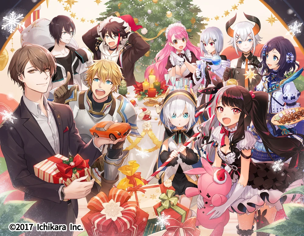 NIJISANJI Christmas Goods 2019 Illustration<br>by Iwamoto Zerogo
