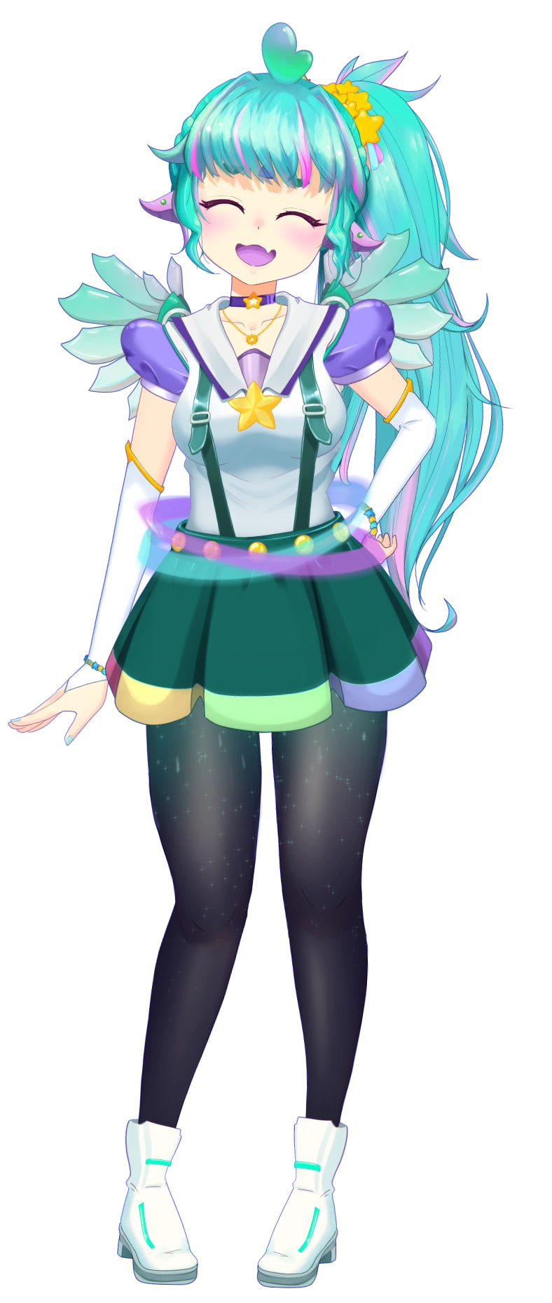 2.0 model, 1.0 outfit
