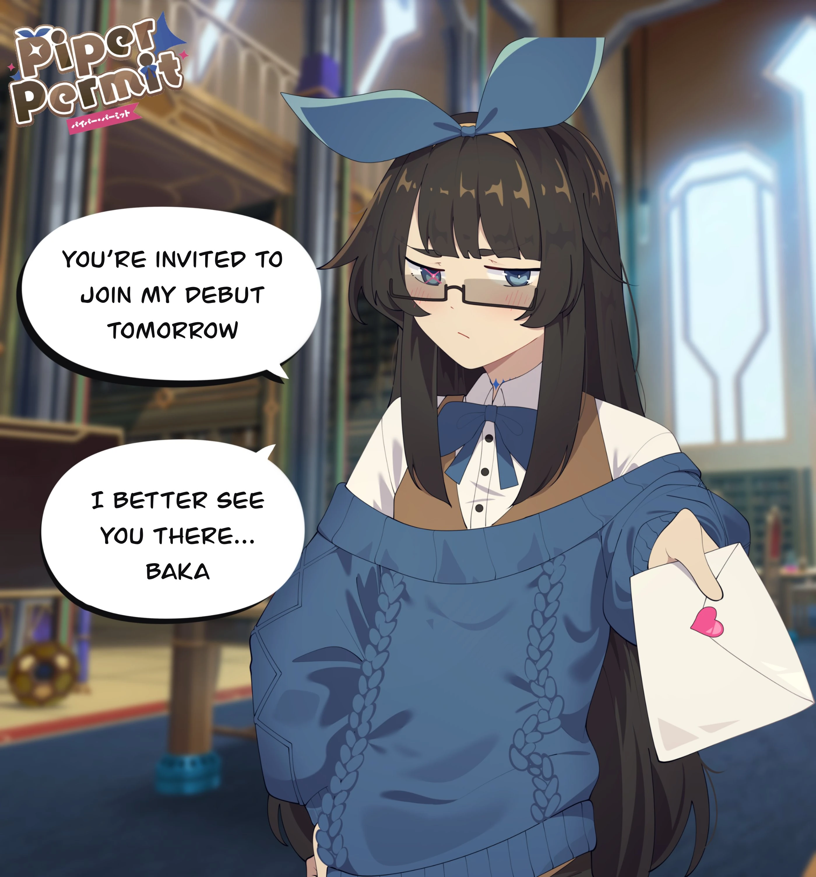 Permit to attend the Debut (art by Uikouiui)